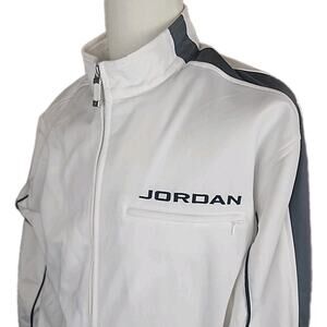 Jordan Jumpman Warm Up Jacket Gray White Size XXL